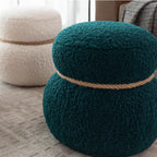 Snowman Stool, Seat Body Width 14.56 Inches, Round Belly, Playful Cute, Suitable for Any Space,for the Bedroom