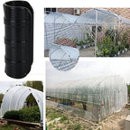 50 PCS Greenhouse Clips 3/4 inch Plastic Greenhouse Clamps 20mm Black ABS Snap Clamp Tube Clip Garden Buildings Tube Clip for Greenhouse Film Sunshade Nets Frame Shelters- Outer Ø 0.95” inner Ø 0.78”