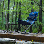 iClimb Padded Folding Rocking Chair Heavy Duty Camping Patio Porch Backyard Lawn Garden Balcony Rocker Indoor Outdoor with Carry Bag