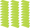SUNPACK 10" x 20" Heavy Duty Shallow Plastic Seed Starting Tray, Lime Green, 1" (Pack of 30) - Lined with Drainage Holes for Excess Water and Aeration, Ideal for Greenhouses or Indoor Gardening