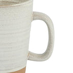 Gibson Elite 4 Pack Dreamweaver Terracotta Reactive 17 OZ Mug Set - Sand Cream