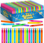 SpringFlower 500 PCS Mini Bubble Wands,Bubble Maker Toys for Kids,Summer Outdoor Bubble Activities,Bubble Party Favors Assortment Toys for Kids Party Favor Supply, Themed Birthday,10 Colors