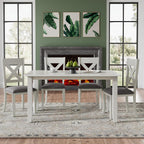 Peatuk Solid Wood Dining Chair Set of 2, Part of Dining Table Set, Mix and Match Table, Chair Sold Separately for Dining Room, Kitchen, Grey