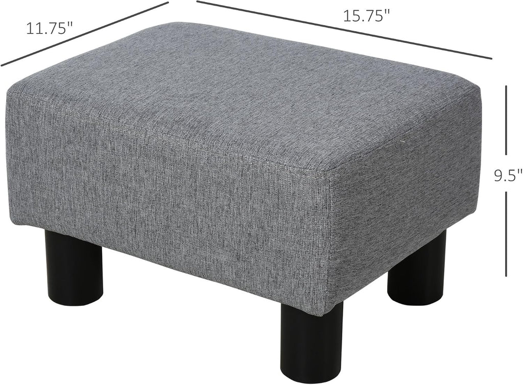 Designer Style Rectangular Footrest Ottoman