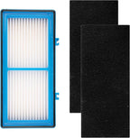 (3 Pack) AER1 Filter 1 HEPA Filters + 2 Carbon Booster Filters Compatible With Holmes AER1 Type Total Air Filter, HAPF30AT And HAP242-NUC, Replacement HEPA Filter Kit