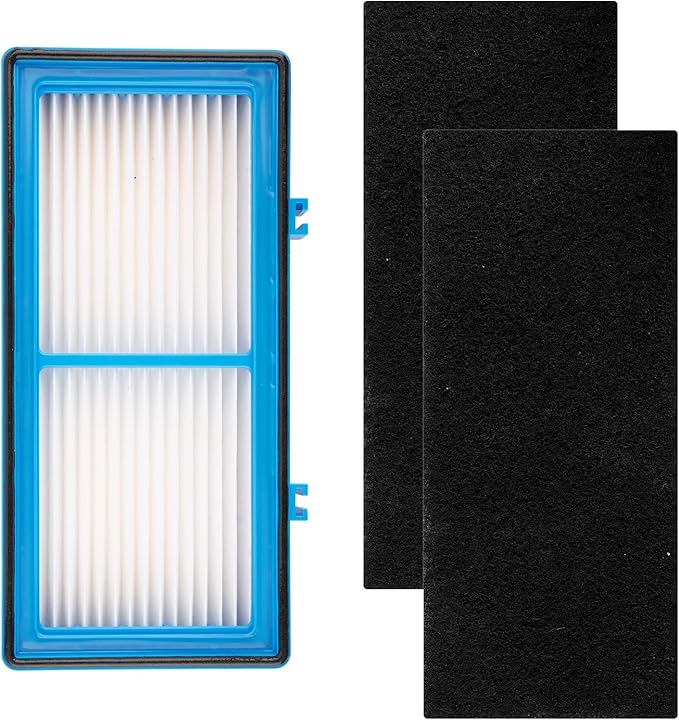 (3 Pack) AER1 Filter 1 HEPA Filters + 2 Carbon Booster Filters Compatible With Holmes AER1 Type Total Air Filter, HAPF30AT And HAP242-NUC, Replacement HEPA Filter Kit