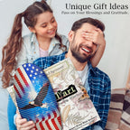 Wind Spinners Outdoor Creates a Soaring Eagle Effect, 3D American Flag Eagle Wind Spinner Hanging Independence Day/Memorial Day Decorations,Gifts for Men/Women,15in Garden Decor,Yard Art