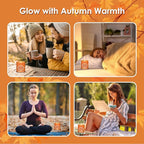 Fall Scented Candle – Pumpkin Spice Soy Candle 9oz, 50 Hour Burn, Non-Toxic Autumn Decor, Holiday Gift for Women & Men