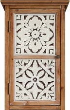 KTART 54''Tall Kitchen Pantry Cupboard Storage Cabine,Narrow Accent Cabinet | Solid Wood Frame;Farmhouse/French Country Narrow Corner Glass Display Cabinet;Narrow Storage Cabinet;Tall Accent Cabinet