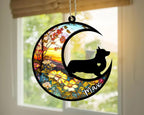 Personalized Dog Memorial, Custom Name Corgi (Black) Dog Christmas Ornament with Name, Custom Breeds, Pet Loss Light Catcher, Gifts for Lovers Loss of Pet Sympathy on Mothers Day Christmas