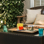 TIKI Citronella Candle Bucket for Outdoors, Triple-Wick Galvanized Metal | Citronella formula helps repel mosquitoes