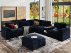 EASE MOOSE Oversized Sectional Sofa, L Shape Modular Deep Seat Couch | Extra large Sectional Wide seats,Comfort Modern Cloud Modular Sectional sofa With console,Removable washable