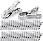 36 Pcs Garden Clips, Greenhouse Clamps, Stainless Steel Greenhouse Clips for Netting, Heavy Duty Row Cover Clips with a Strong Grip for Shade Cloth or Plant Cover on Gardening Hoops