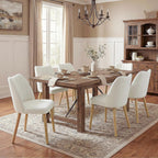 GarveeHome Dining Chairs Set of 4 with Cozy Backrest/Wooden Legs | Dining Chairs Set of 4 with Cozy Backrest/ Wooden Legs No tools Needed
