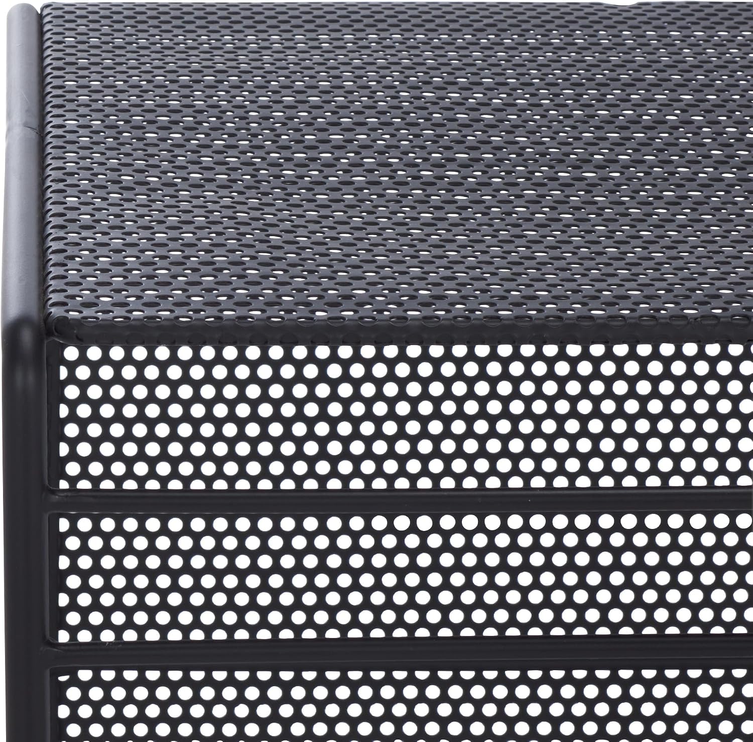 SAFAVIEH Couture Collection - Viktoria Black Metal Accent Table, Sculptural Modern Side Table, Geometric Cutout Design, Fully Assembled (SFV6808A)