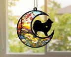 Personalized Dog Memorial, Custom Name Pomeranian Dog Christmas Ornament with Name, Custom Breeds, Pet Loss Light Catcher, Gifts for Lovers Loss of Pet Sympathy on Mothers Day Christmas