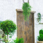 RECUTMS 4Pcs Artificial Hanging Plants Faux Hanging Greenery Ivy Decor Artificial Hanging Vines Plastic Plants for Indoor Outdoor Wall Home Garden Wedding Party Decor(Green 4P)