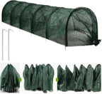 2 in 1 Portable Greenhouse Protection from Sun Heat,Garden Tunnel Shade Net Cover with Quick-Release Technology,Row Covers for Vegetables Plant Cover from Sun (Pack 1)