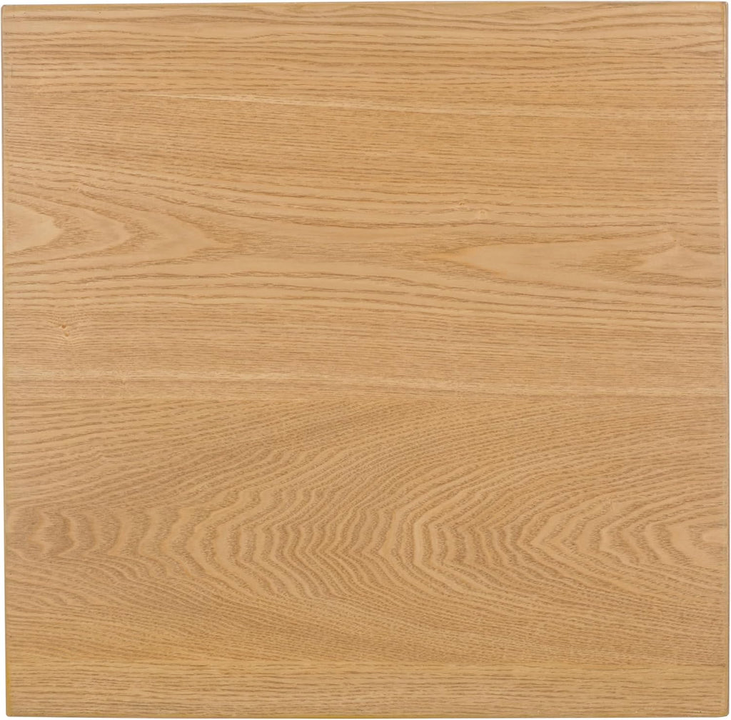 SAFAVIEH Home Collection Otaki Natural Brown Square Top Solid Wood End Table