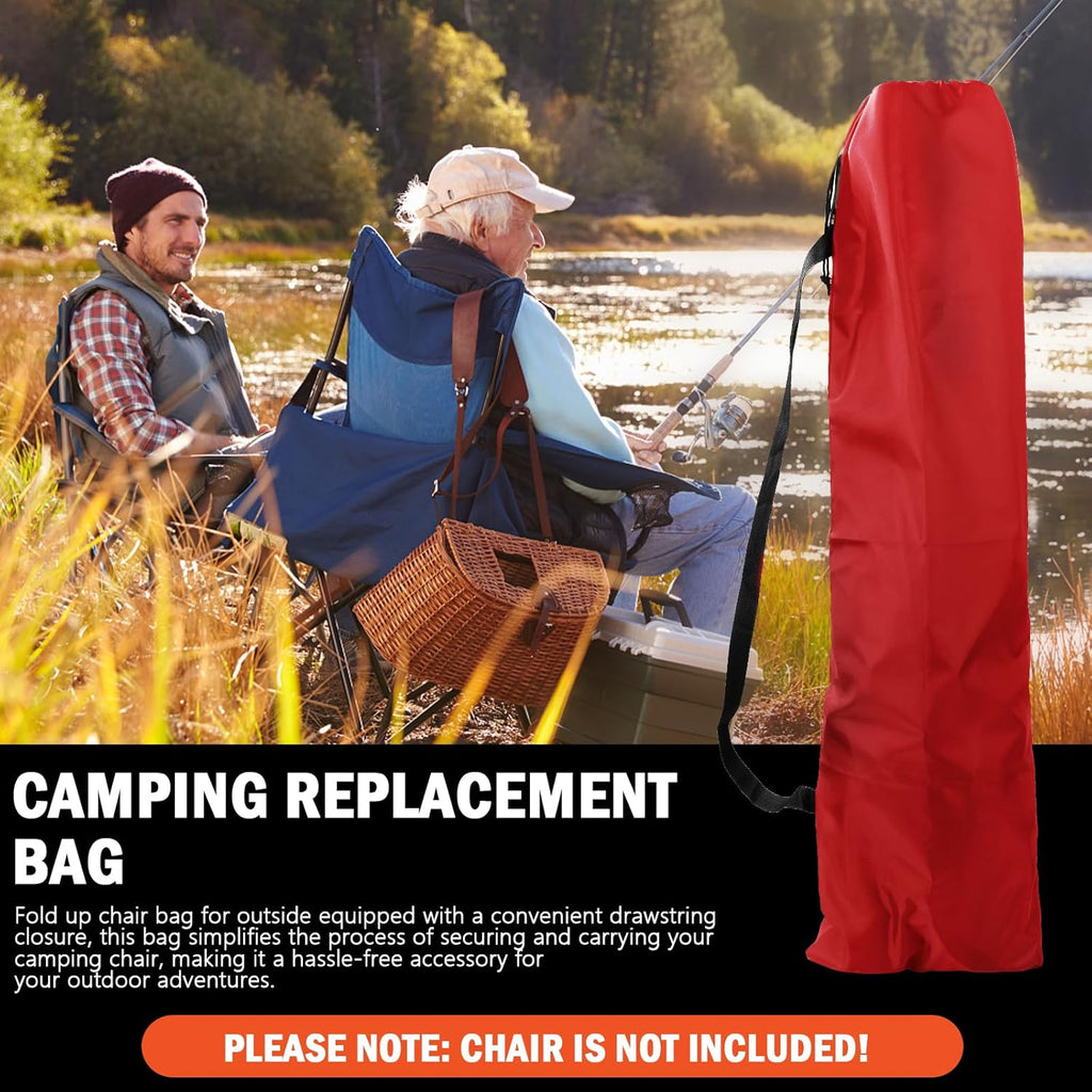 Camping Chair Bags Replacement for Coleman, Camp Folding Chair Bag, Lawn Chair Bag Replacement Outdoors & Sports,36.61 Inches, Red, 2 Pack