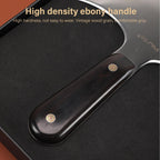 WUTA Leather Cutting Knife Ultra Sharp Round Head Craft Skiving Cutting Tools Round Leathercraft Knife DIY Handmade Senior Leather Tools(1# 3 inches)