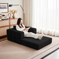 37.4in Convertible Sofa Bed, Corduroy Couch Bed, Futon Sleeper Sofa Pull Out Bed, Foldable Couch for Living Room Apartment, No Assembly Required