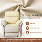 AIRSKY Genuine Leather Recliner Chair for Adults