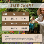 HLDD HANDLANDY Work Gloves for Women and Ladies, Leather Gardening Gloves Flexible Mechanic Working Gloves