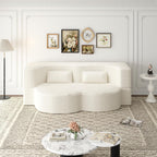 2 in 1 Convertible Folding Sofa Bed, Plush Corduroy Lazy Lounge Sofabed, Foam Folding Floor Sofa Bed, 78" Full Size Memory Foam Couch for Living Room Guestroom, No Assembly Required Sofabed (Beige)