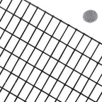 Fencer Wire 16 Gauge Black Vinyl Coated Welded Wire Mesh Size 0.5 inch by 1 inch (3 ft. x 50 ft.)