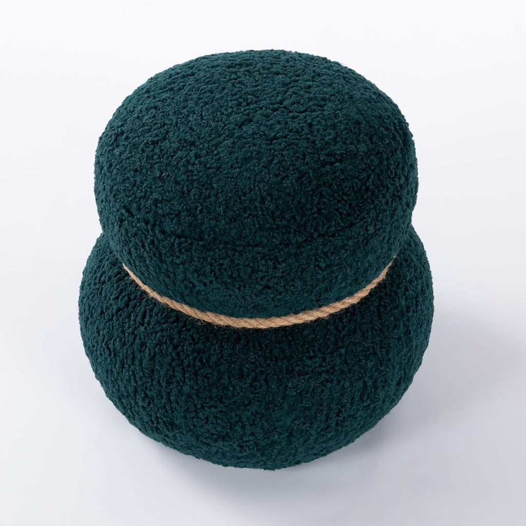 Snowman Stool, Seat Body Width 14.56 Inches, Round Belly, Playful Cute, Suitable for Any Space,for the Bedroom