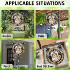 Scottish Cat Wind Spinner, Scottish Cat Wind Spinner Hanging for Yard and Garden