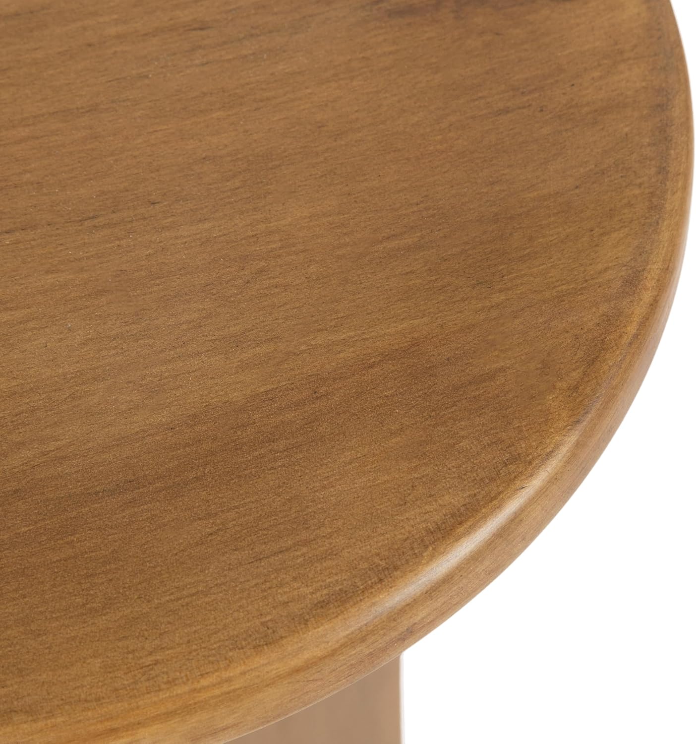 Kate and Laurel Sora Modern Wooden Round Drink Table, 12 x 12 x 22, Rustic Brown, Transitional Wood End Table for Use as Indoor Plant Stand or Living Room Mini Table