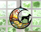 Personalized Dog Memorial, Custom Name Dalmatian Dog Christmas Ornament with Name, Custom Breeds, Pet Loss Light Catcher, Gifts for Lovers Loss of Pet Sympathy on Mothers Day Christmas