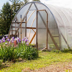 Farm Plastic Supply - Spring Wire & Lock Channel - (50 Pack) - Steel 6.5 ft Spring Lock Track & U-Channel Bundle for Greenhouse Plastic Polyethylene Film or Shade Cloth