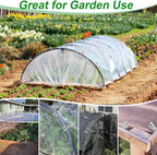 Upgrade Large Garden Clips, Stainless Steel Greenhouse Clamps for 3/4'', 1'', 2'' Pipes, Strong Grip Garden Clamps for Greenhouse Hoop, Heavy Duty Row Cover Clips for Netting, 24PCS