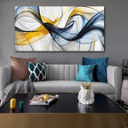 THRLVEART Abstract Wall Art Living Room - Large Canvas Prints Wall Art for Bedroom Ready to Hang Size 29" x 59"