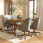 Chromcraft 5-Piece Table Set for 4 Expandable Table with 4 Chairs Table and Chairs Set Kitchen Room Furniture