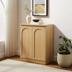 Crosley Furniture Marco Modern Kitchen Pantry Storage Cabinet with Shelves, Dining, or Laundry Room, Ash