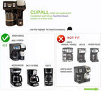 Coffee Machine Replacement 12CUP Glass Carafe, Fit With Hamilton Beach 49902/04 Coffee Maker, 12 cup coffee maker 49902 49904 49915 49905 49317 49467 49611 49934 46290 46299 46293 43874 49630 49615