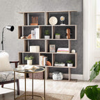 VASAGLE 5-Tier Bookcase, Open Storage, 27.6 x 9.4 x 62.6 Inches