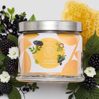 PartyLite Raw Honey & Elderberry Scented, Notes of Alpine Elderflower, Soft Jasmine & Golden Amber, 13.2oz 3-Wick Jar Candle, 45 Hour Burn Time, Luxurious Fragrance, Ideal for Gifting