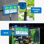 Hydroponic ppm pH Monitor, WiFi 6 in 1 pH EC Meter for Hydroponics Growing System,Continuous Monitoring pH PPM EC CF Humidity Temp of DWC Grow System Water Reservoir Tank Aeroponic Garden Aquarium...