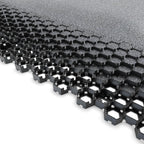 Vodaland Permeable HexPave System - Grass & Gravel Pavers - 100% Recycled PPE Plastic, Handles 27,000 lbs, 1" Depth, 65 s.f / 22 Units