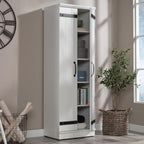 Sauder HomePlus 2-Door Kitchen Pantry Cabinet/Pantry cabinets, Soft White Finish