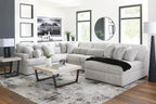 Signature Design by Ashley Westenfort 2-Piece Square Coffee Table Set | Square coffee table and end table sets with light gray faux cement melamine laminate tops, Dark espresso brown hardwood legs