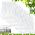 Tatuo 5 Pack 6' x 2' x 0.16'' Polycarbonate Greenhouse Panels Polycarbonate Sheets Twin-Wall Roof Panels Waterproof UV Protected Clear Corrugated Plastic Roofing for Greenhouse Replacement