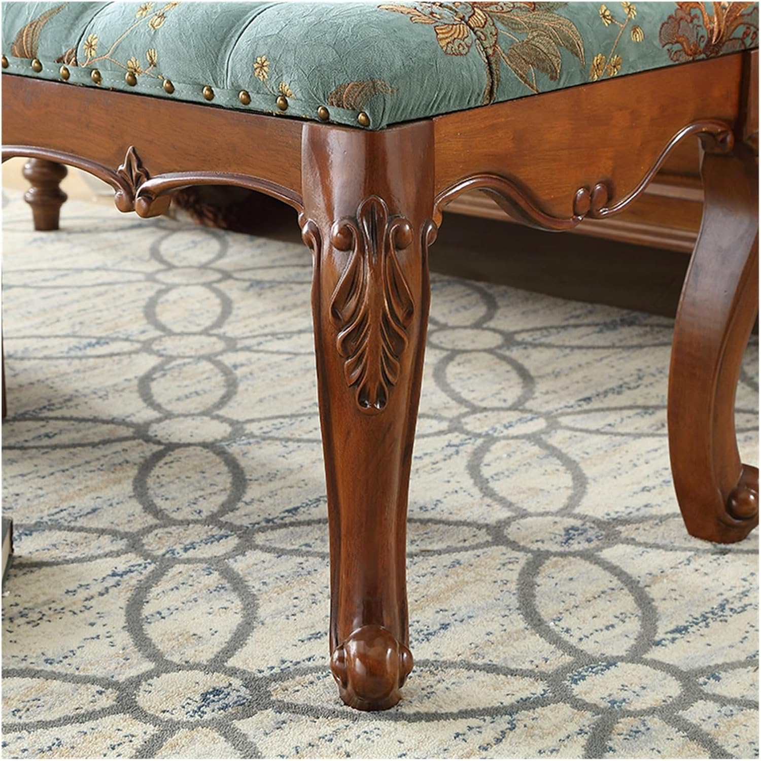 Modern Natural Solid Wood Upholstered Bench - Velvet Cushions Functional Seating for Bedroom, Living Room, Hallway, Entryway, Foyer Bed Ends Entryway(Brown,140 * 53 * 47cm)