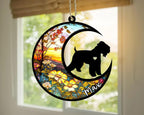 Personalized Dog Memorial, Custom Name Soft-Coated Wheaten Terrier Dog Christmas Ornament, Custom Breeds, Pet Loss Light Catcher, Gifts for Lovers Loss of Pet Sympathy on Mothers Day Christmas