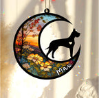 Personalized Dog Memorial, Custom Name Great Dane Dog Christmas Ornament with Name, Custom Breeds, Pet Loss Light Catcher, Gifts for Lovers Loss of Pet Sympathy on Mothers Day Christmas